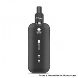 Authentic YiHi SXmini 680 900mAh TC Box Mod Pod System Starter Kit - Black, Aluminum + Stainless Steel, 2ml, 180~260'C