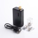 Authentic ThinkVape ZETA AIO 60W VW Variable Wattage Box Mod Pod System Starter Kit - Black, 3ml, 5~60W, 1 x 18650