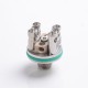 Authentic Footoon Aqua Pro RTA Rebuildable Tank Atomizer - Silver, Stainless Steel + PC, 2ml / 4ml, 22mm Diameter