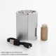 Authentic Wotofo Dyadic 200W VW Variable Wattage Squonk Box Mod - Gun Metal, Zinc Alloy + Velvet Rubber Coat, 5~200W, 2 x 18650