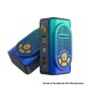 Authentic WISMEC AI Alexa 200W TC VW Variable Wattage Box Mod w/ Bluetooth - Indigo Gradient, 1~200W, 2 x 18650