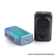 Authentic WISMEC AI Alexa 200W TC VW Variable Wattage Box Mod w/ Bluetooth - Black, 1~200W, 2 x 18650