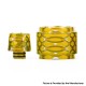 Authentic Reewape Replacement Cobra Tube + Drip Tip Set for Uwell Crown IV Tank / Mod Kit - Yellow, Resin, 21.3mm