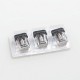Authentic SMOKTech SMOK Mico Pod Kit Replacement Cartridge w/ 1.0ohm Regular Coil - Black + Transparent, 1.7ml (3 PCS)