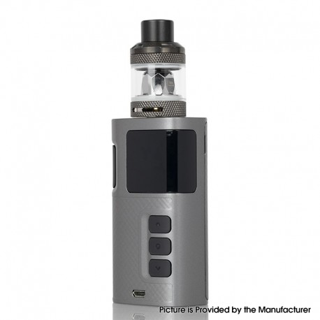 Authentic KangerTech Ripple Kit 200W TC VV Box Mod w/ Sub Ohm Tank - Space Gray, Zinc Alloy, 10~200W, 2 x 18650