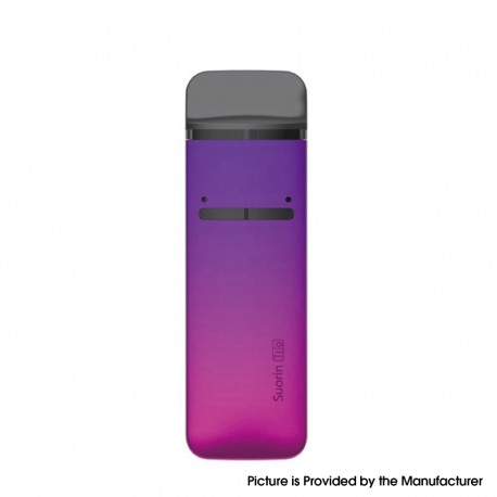 Authentic Suorin Trio 16W 850mAh Pod System Starter Kit - Sunset Purple, Aluminum Alloy + PC, 1ml / 3ml