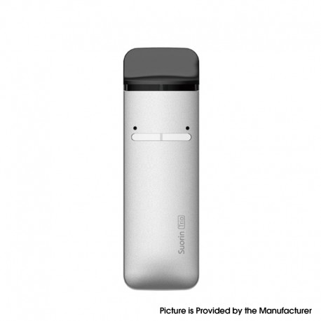 Authentic Suorin Trio 16W 850mAh Pod System Starter Kit - Silver, Aluminum Alloy + PC, 1ml / 3ml