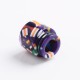 Authentic Reewape AS162 Replacement 810 Drip Tip for SMOK TFV8/TFV12 Tank/Goon/Kennedy RDA -Purple + Multiple Color, Resin, 17mm