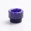 Authentic Reewape AS208 810 Drip Tip for SMOK TFV8 / TFV12 Tank / Kennedy - Purple, Resin, 12mm