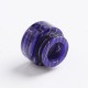 Authentic Reewape AS208 810 Drip Tip for SMOK TFV8 / TFV12 Tank / Kennedy - Purple, Resin, 12mm