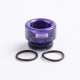 Authentic Reewape AS208 810 Drip Tip for SMOK TFV8 / TFV12 Tank / Kennedy - Purple, Resin, 12mm