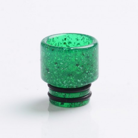 Authentic Reewape AS115E 510 Drip Tip for RDA / RTA / RDTA / Sub-Ohm Tank Atomizer - Dark Green, Resin, 13mm