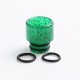 Authentic Reewape AS115E 510 Drip Tip for RDA / RTA / RDTA / Sub-Ohm Tank Atomizer - Dark Green, Resin, 13mm