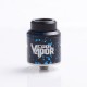 Authentic Cool Vapor MGTK BF RDA Rebuildable Dripping Atomizer - Black Blue, Staniless Steel, 24mm Diameter
