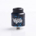 Authentic Cool MGTK BF RDA Rebuildable Dripping Atomizer - Black Blue, Staniless Steel, 24mm Diameter