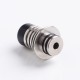 Authentic Reewape AS278S 510 Replacement Drip Tip for RDA / RTA / RDTA / Sub-Ohm Tank Atomizer - Silver + Black, 21mm