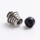 Authentic Reewape AS278S 510 Replacement Drip Tip for RDA / RTA / RDTA / Sub-Ohm Tank Atomizer - Silver + Black, 21mm