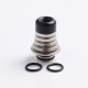 Authentic Reewape AS278S 510 Replacement Drip Tip for RDA / RTA / RDTA / Sub-Ohm Tank Atomizer - Silver + Black, 21mm