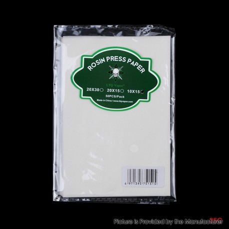 Authentic Demon Killer Food Grade Rosin Press Paper - White, 100 x 150mm (50 PCS)