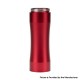 Authentic Timesvape Dreamer Mechanical Mech Mod Extend Stacked Tube - Red, Aluminum, 1 x 18650 / 20700 / 21700