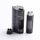 Authentic DOVPO Topside Dual 200W TC VW Variable Wattage Squonk Box Mod - Black + Blue, 10ml, 5~200W, 2 x 18650