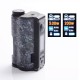 Authentic DOVPO Topside Dual Carbon 200W YIHI Chip TC VW Squonk Box Mod - Carbon White, Aluminum Alloy, 5~200W, 2 x 18650