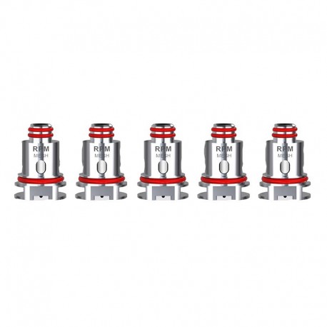 [Ships from Bonded Warehouse] Authentic SMOK Replacement MTL Mesh Coil Head for RPM40 / Fetch Mini - 0.3ohm (10~15W) (5 PCS)