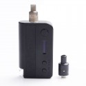 Authentic Vsticking VKsma 1400mAh YiHi Chip DIY Mode TC Mod Kit w/ SMI RADA Dripping Atomizer - Leather Black, 3ml, 10~35J