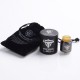 Authentic ThunderHead Creations THC Tauren RDA Rebuildable Dripping Atomizer w/ BF Pin - Gun Metal, Stainless Steel, 24mm Dia.