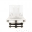 Authentic Reewape AS281T 810 Replacement Drip Tip for SMOK TFV8 / TFV12 Tank / Kennedy / Battle/Reload RDA - White, Resin, 20mm