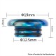 Authentic Reewape AS267 810 Replacement Drip Tip for SMOK TFV8 /TFV12 Tank/Kennedy/Battle/Reload RDA - Blue, Resin, 8.5mm