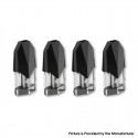 Authentic OVNS Saber II Pod Kit Replacement Cartridge w/ 1.4ohm Coil - Black + Transparent, PCTG, 1.5ml (4 PCS)