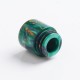Authentic Reewape AS116 810 Drip Tip for SMOK TFV8 / TFV12 Tank / Kennedy / Battle / CSMNT Cosmonaut / Reload RDA - Green, Resin