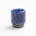 Authentic Reewape AS272 Changeable 810-510 Drip Tip w/ Anti Spit SS Mesh Sheet for RDA / SMOK TFV8 - Blue, Resin, 18mm