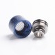 Authentic Reewape AS272 Changeable 810-510 Drip Tip w/ Anti Spit SS Mesh Sheet for RDA / SMOK TFV8 - Blue, Resin, 18mm