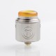 Authentic Yachtvape Meshlock RDA Rebuildable Dripping Atomizer w/ BF Pin - Silver, Stainless Steel, 24mm Diameter