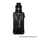 Authentic Rincoe Mechman Nano 90W Box Mod w/ Metis RDA Kit - Full Black, PC + Leather + SS + Aluminum, 1 x 18650