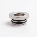 Authentic Reewape AS282 Replacement 810-510 Drip Tip Conversion Adapter - Silver, Stainless Steel