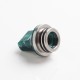 Authentic Reewape AS281TS 810 Replacement Drip Tip for SMOK TFV8 / TFV12 Tank / Kennedy / Battle/Reload RDA - Green, Resin, 20mm