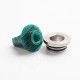 Authentic Reewape AS281TS 810 Replacement Drip Tip for SMOK TFV8 / TFV12 Tank / Kennedy / Battle/Reload RDA - Green, Resin, 20mm