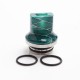 Authentic Reewape AS281TS 810 Replacement Drip Tip for SMOK TFV8 / TFV12 Tank / Kennedy / Battle/Reload RDA - Green, Resin, 20mm