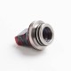 Authentic Reewape AS281TS 810 Replacement Drip Tip for SMOK TFV8 /TFV12 Tank/Kennedy/Battle/Reload RDA - Purple Red, Resin, 20mm