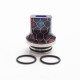 Authentic Reewape AS281TS 810 Replacement Drip Tip for SMOK TFV8 /TFV12 Tank/Kennedy/Battle/Reload RDA - Purple Red, Resin, 20mm
