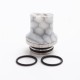 Authentic Reewape AS281TS 810 Replacement Drip Tip for SMOK TFV8 / TFV12 Tank / Kennedy /Battle/Reload RDA - White, Resin, 20mm