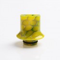 Authentic Reewape AS281S 510 Replacement Drip Tip for RDA / RTA / RDTA / Sub-Ohm Tank Atomizer - Yellow, Resin, 18mm