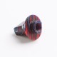 Authentic Reewape AS281S 510 Replacement Drip Tip for RDA / RTA / RDTA / Sub-Ohm Tank Atomizer - Purple Red, Resin, 18mm