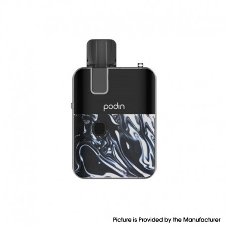 Authentic Innokin Podin Mini 800mAh Pod System Starter Kit w/ Adapter Installed - Black Marble, 2ml, 1.3ohm