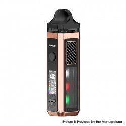 Authentic Sense Herakles 40W 1500mAh VW Pod Mod Hybrid AIO System Starter Kit - Rose Gold, Zinc Alloy + PC, 6ml, 5~40W