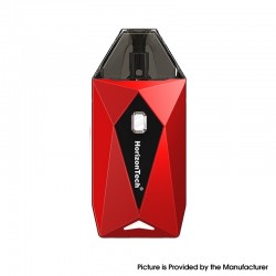Authentic HorizonTech Adamats 930mAh Pod System Starter Kit - Garnet Red, Metal + Plastic, 0.6ohm / 1.0ohm, 2ml / 3.5ml