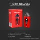 Authentic HorizonTech Adamats 930mAh Pod System Starter Kit - Garnet Red, Metal + Plastic, 0.6ohm / 1.0ohm, 2ml / 3.5ml